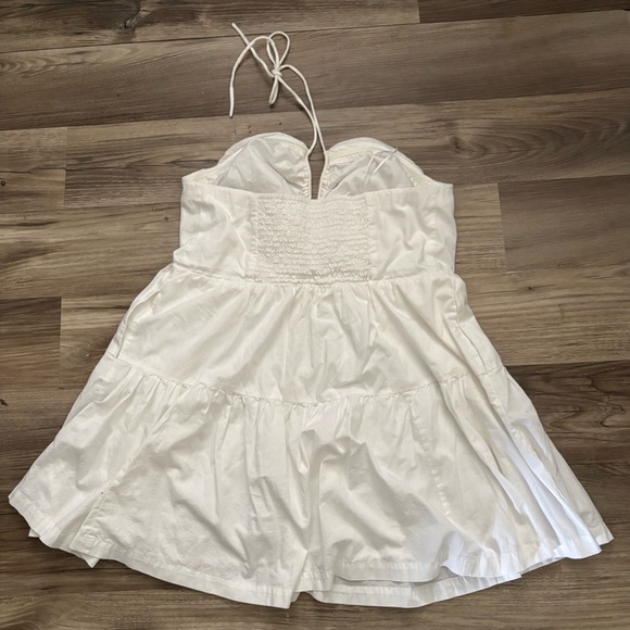 Anthropologie White Strapless Dress - Picture 6 of 11